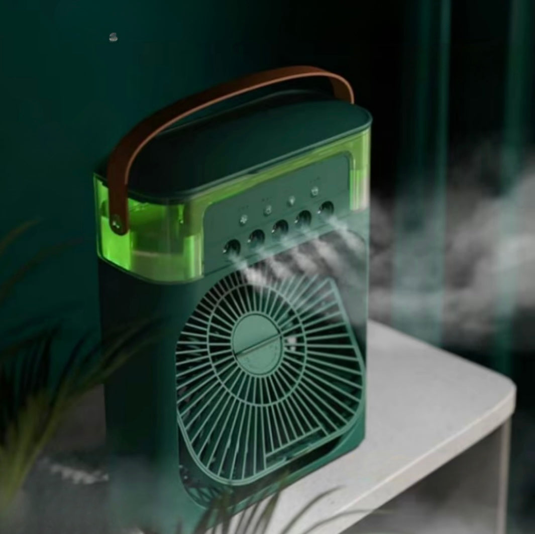 Ventilateur et humidificateur portable