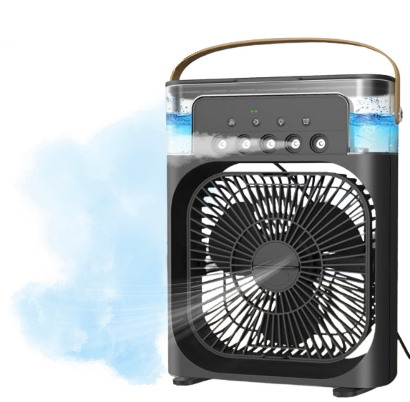 Ventilateur et humidificateur portable
